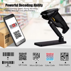 Vezeték nélküli 2D USB, vezeték nélküli vonalkódolvasó, QR kód olvasó YHD-8200DB-4