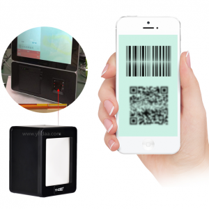 Vezeték nélküli 2D USB vonalkódolvasó, QR kód olvasó auto scann asztali YHD-9800D-2