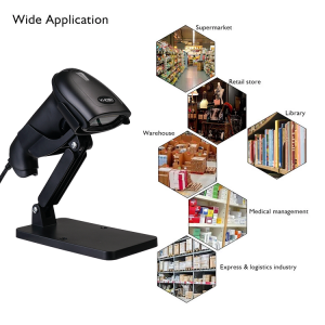 Vezeték nélküli 2D USB vezetékes vonalkódolvasó, QR kód olvasó dokkolóval YHD-5700D-Z8-2