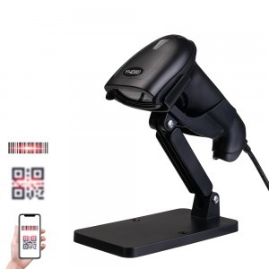 Vezeték nélküli 2D USB vezetékes vonalkódolvasó, QR kód olvasó dokkolóval YHD-5700D-Z8