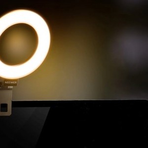 Neewer BR60 csíptethető LED körfény / asztali állvány-4