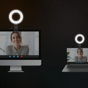 Neewer BR60 csíptethető LED körfény / asztali állvány-5