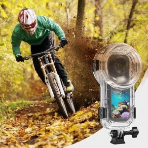 Puluz 60m Vízálló Merülő Tok Insta360 X5-hoz (Átlátszó)-3