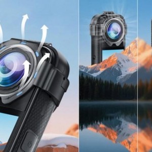 Insta360 X5 Puluz Snap-on optikai edzett üveg lencsevédő borítás (Átlátszó)-3