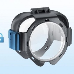 Insta360 X5 Puluz Snap-on optikai edzett üveg lencsevédő borítás (Átlátszó)-4