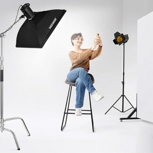 Neewer SC320 lighting C-állvány 128 cm-es alumínium lámpatartó állvány-2