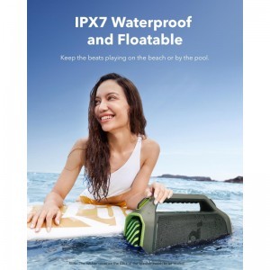 Bluetooth Hangszóró Anker Soundcore Boom 2 Plus, 140W, TWS, RGB, Vízálló, Zöld A3134061-6