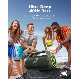 Bluetooth Hangszóró Anker Soundcore Boom 2 Plus, 140W, TWS, RGB, Vízálló, Zöld A3134061-4