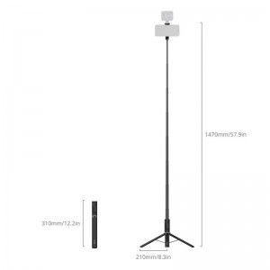 Smallrig 5291 ST30 Lite One-Touch Deploy Selfie Stick Tripod-2