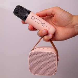 Maxlife Bluetooth karaoke hangszóró MXKS-100 rózsaszín-7