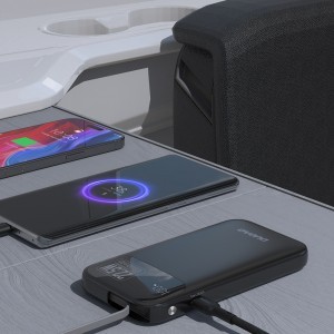 Dudao K31 10000 mAh 22.5W PD Powerbank with Built-in Cable - Black-1