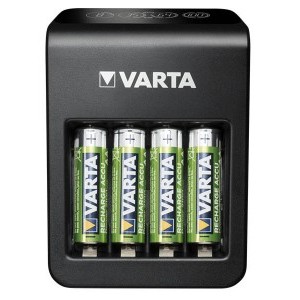 Varta 57687 LCD Plug Charger + 4x2100 mAh akku