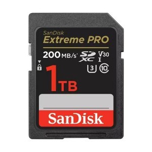 Sandisk 1TB SDXC Extreme Pro 200/140MB/s CL10 U3 V30 memóriakártya