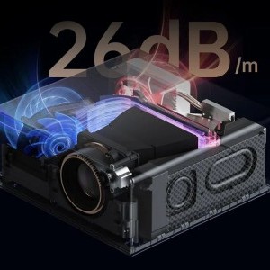 Wanbo X5 Pro (2025) Projektor, 140 hüvelyk, Full HD 1080P Android TV 11-el, BT 5.0, Fekete EU-1