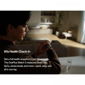 OnePlus Watch 3, 46mm, Obszidián Titán-2