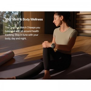 OnePlus Watch 3, 46mm, Obszidián Titán-4