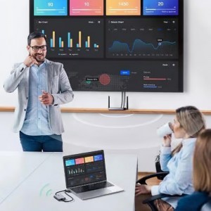 UGREEN CM506 vezeték nélküli HDMI Extender, 1080P, szürke-4