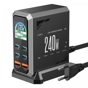 Blitzwolf BW-S31 hálózati töltő 2xUSB-A, 4xUSB-C, PD, 240W
