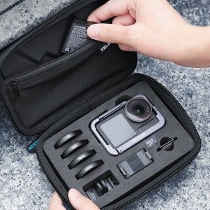 Közepes méretű EVA tárolótáska DJI Action 3/4/5 számára-2