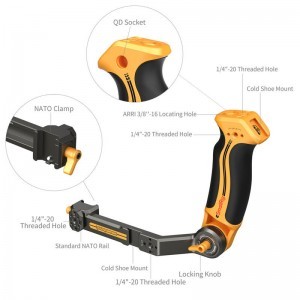 Smallrig 5524 Sling Handle for DJI RS series (Bumblebee)-3