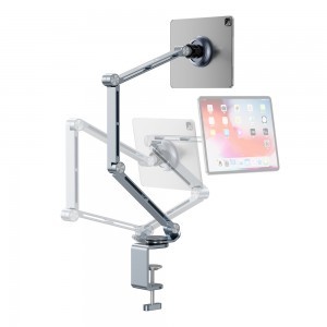 Wozinsky WTY0YS1 mágneses tartó, 360°-ban forgatható, szilárd, telefonhoz és tablethez - szürke-12