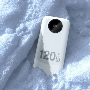 Dudao K13 10000mAh Powerbank beépített kábelekkel - Fehér-1