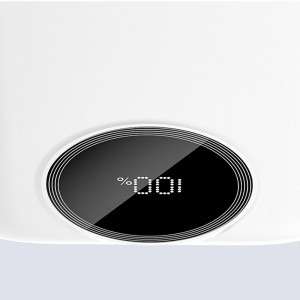 Dudao K13 10000mAh Powerbank beépített kábelekkel - Fehér-2