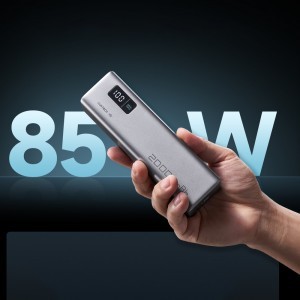 Powerbank Cuktech CUKP200XGLGR 100W 20000mAh 2 x USB-C 1 x USB-A - szürke-3