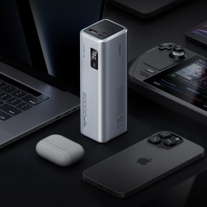 Powerbank Cuktech CUKP200XGLGR 100W 20000mAh 2 x USB-C 1 x USB-A - szürke-4