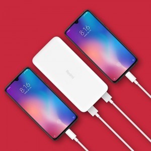 Xiaomi Redmi Powerbank 2xUSB 18W 20000mAh fekete (VXN4304GL) kifutó termék-2
