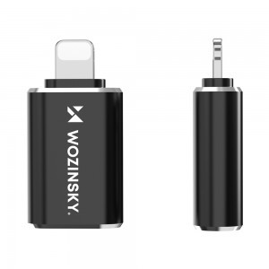 Wozinsky WALA-01 Lightning - USB-A OTG Adapter - Fekete-5