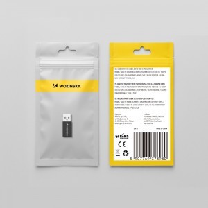 Wozinsky WAAC-01 USB-A - USB-C OTG Adapter - Fekete-9