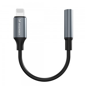 Wozinsky WALJ-01 Lightning adapter - 3.5mm mini jack - black