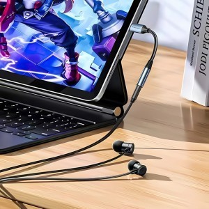 Wozinsky WACM-01 USB-C Adapter - 3.5mm Mini Jack - Fekete-1