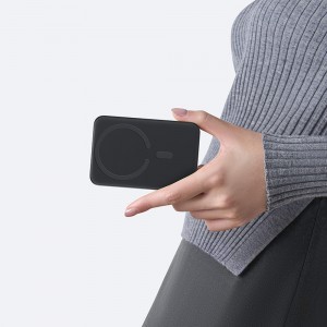  Baseus EnerFill FM11 Ultra-Mini 10000mAh 22.5W MagSafe Kompatibilis Power Bank Baseus Simple USB-C 20V/3A 30 cm Kábellel - Fekete-9