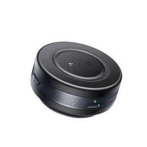 Yesido Autós tartó vezeték nélküli töltéssel (C223) - kijelzőhöz, elektromos vákuumzárral, MagSafe támogatással, USB-C, kicsi - Fekete-1