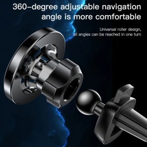 Yesido - Autós Telefontartó (C158) - Szélvédőre, Műszerfalra, Szellőzőrácsra - Fekete-3