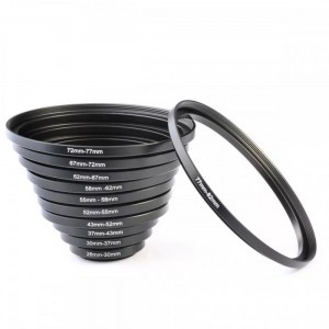 K and F Concept K&F Concept 11 az 1-ben menetátalakító gyűrű szett (Step-Up) 26-82mm