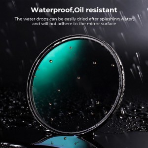 K and F Concept K&F Concept NANO-X series, B270, HD, CPL szűrő, vízlepergető, karcálló, 72mm-2