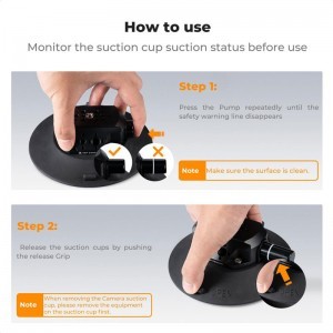 K&F Concept MS46 Suction Cup Base, Magic arm-1