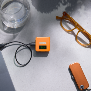 RØDE Wireless GO GEN3 két csatornás vezeték nélküli mikrofon rendszer, narancssárga-3