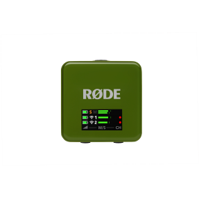 RØDE Wireless GO GEN3 két csatornás vezeték nélküli mikrofon rendszer, sötétzöld-1