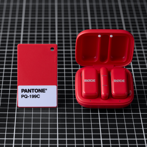 RØDE Wireless Micro-C két csatornás kompakt vezeték nélküli mikrofon (USB-C), piros-3