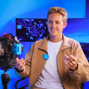 RØDE Wireless GO GEN3 két csatornás vezeték nélküli mikrofon rendszer, kék-1