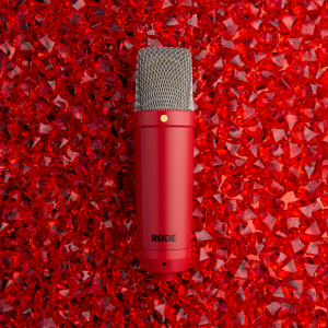 RØDE NT1 Signature Series kondenzátor stúdió mikrofon, piros-5