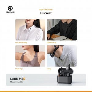 HOLLYLAND LARK M2S MINI COMBO Vezeték Nélküli Mikrofon Szürke-17