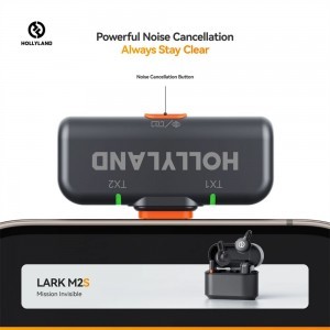 HOLLYLAND LARK M2S MINI COMBO Vezeték Nélküli Mikrofon Szürke-10