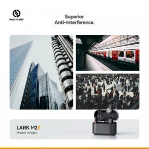 HOLLYLAND LARK M2S MINI COMBO Vezeték Nélküli Mikrofon Szürke-7