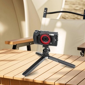 PULUZ PU1057B multifunkciós alumíniumötvözet mini gömbfejes állványadapter, cold shoe és 1/4