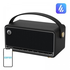 Edifier MP330 Retro Fekete Hordozható Bluetooth Hangszóró